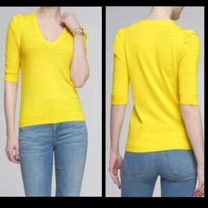 White House Black Market Cashmere Blend Sweater Large